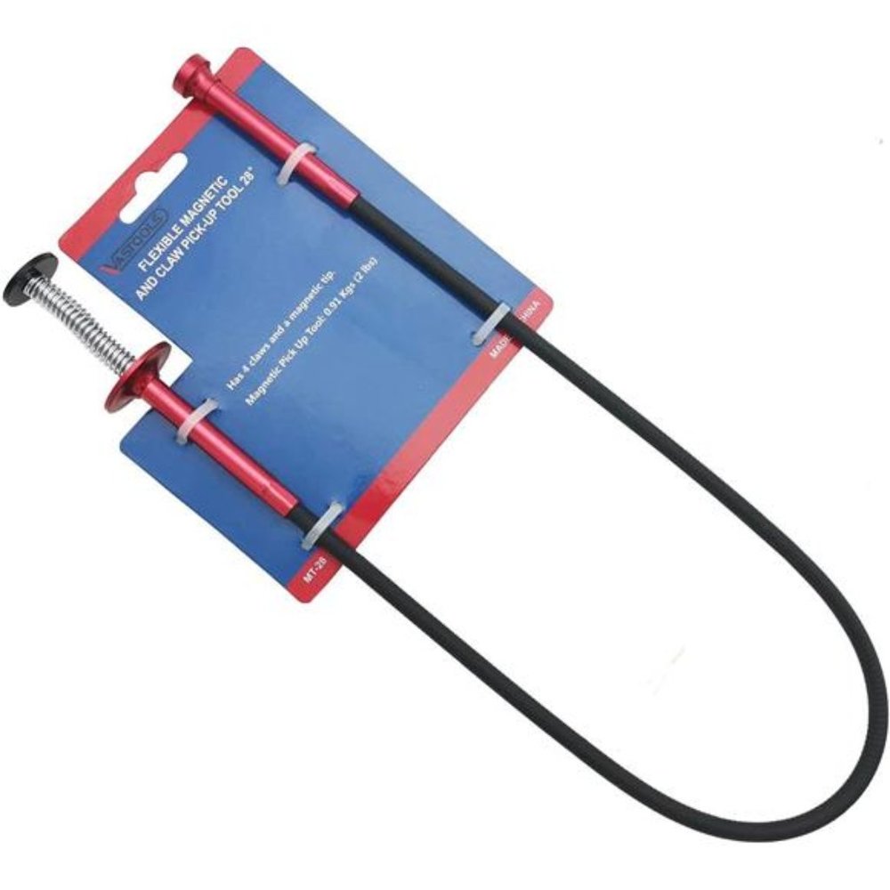 Flexible Claw Pickup Tool with Magnet, 28", 2-in-1 Magnetic Pickup Tool